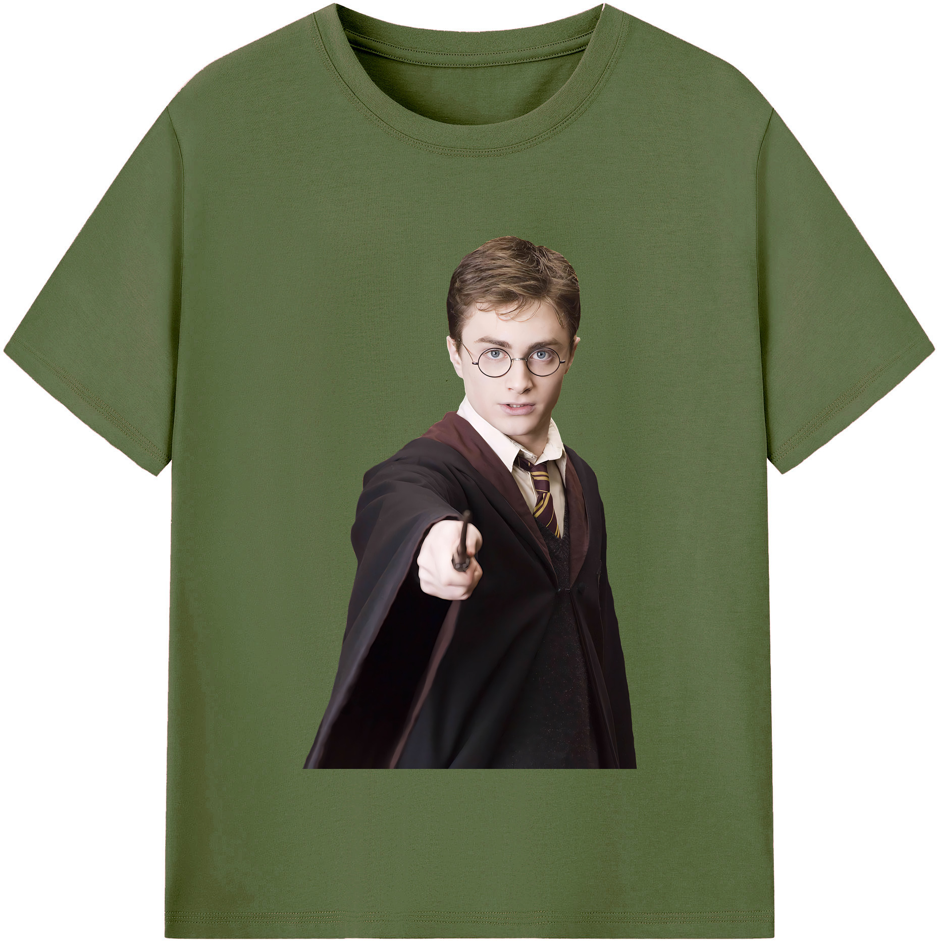 （画像用） Harry Potter ハリー・ポッターシリーズ 綿100％半袖Tシャツ（フロントプリント）